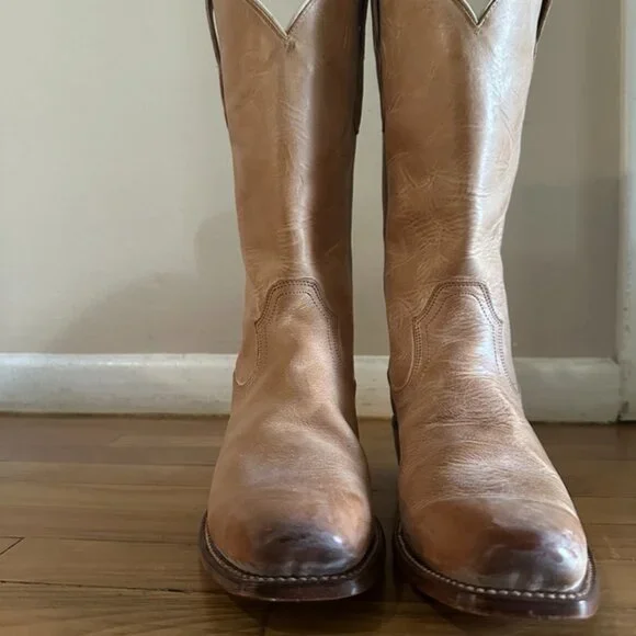 Cleo + Wolf “Ivy” Square-Toe Western Boots – Tan – Size 7 (Used Once) - Picture 8 of 10